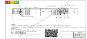 Zeichnung des Großwälzlager für Hyundai Bagger R215-7