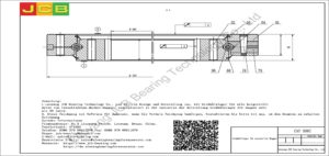 Großwälzlager für caterpillar Baggerr CAT 308C