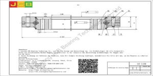 Großwälzlager für caterpillar Baggerr CAT E120B