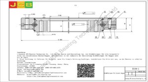 Großwälzlager für hitachi Bagger EX100-2
