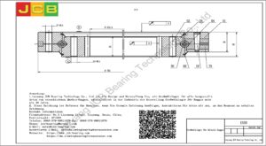 Großwälzlager für hitachi Bagger EX50