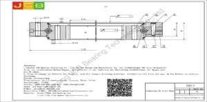 Großwälzlager für hitachi Bagger EX60-2