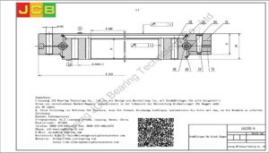 Großwälzlager für hitachi Bagger ZAX200-6