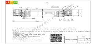 Großwälzlager für komatsu Bagger PC100-5