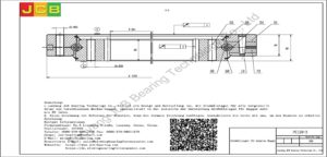 Großwälzlager für komatsu Bagger PC120-3