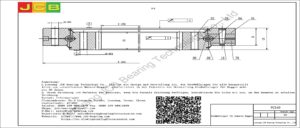 Großwälzlager für komatsu Bagger PC340