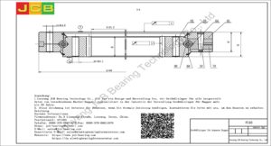 Großwälzlager für komatsu Bagger PC40