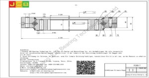 Großwälzlager für komatsu Bagger PC400-7