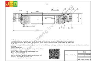 Großwälzlager für liebheer Bagger R944