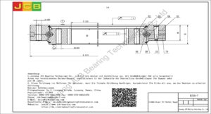 Großwälzlager für Hyundai Bagger R250-7