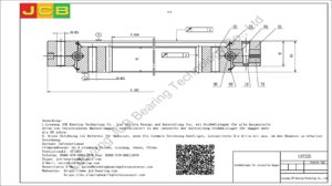 Großwälzlager für caterpillar Bagger CAT225