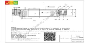 Großwälzlager für caterpillar Baggerr CAT330B