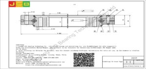 Großwälzlager für hitachi Bagger ZAX110
