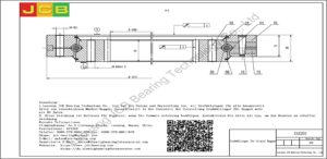 Großwälzlager für hitachi Bagger ZAX200