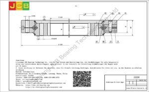 Großwälzlager für hitachi Bagger ZAX230.