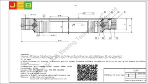 Großwälzlager für hitachi Bagger ZAX80