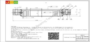 Großwälzlager für kato Bagger HD820-7