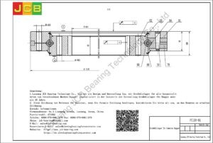 Großwälzlager für komatsu Bagger PC120-6E