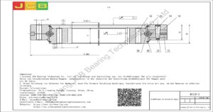 Großwälzlager für mitsubishi Bagger MS120-2